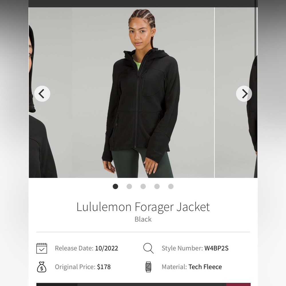 Lululemon Forager Jacket - Black